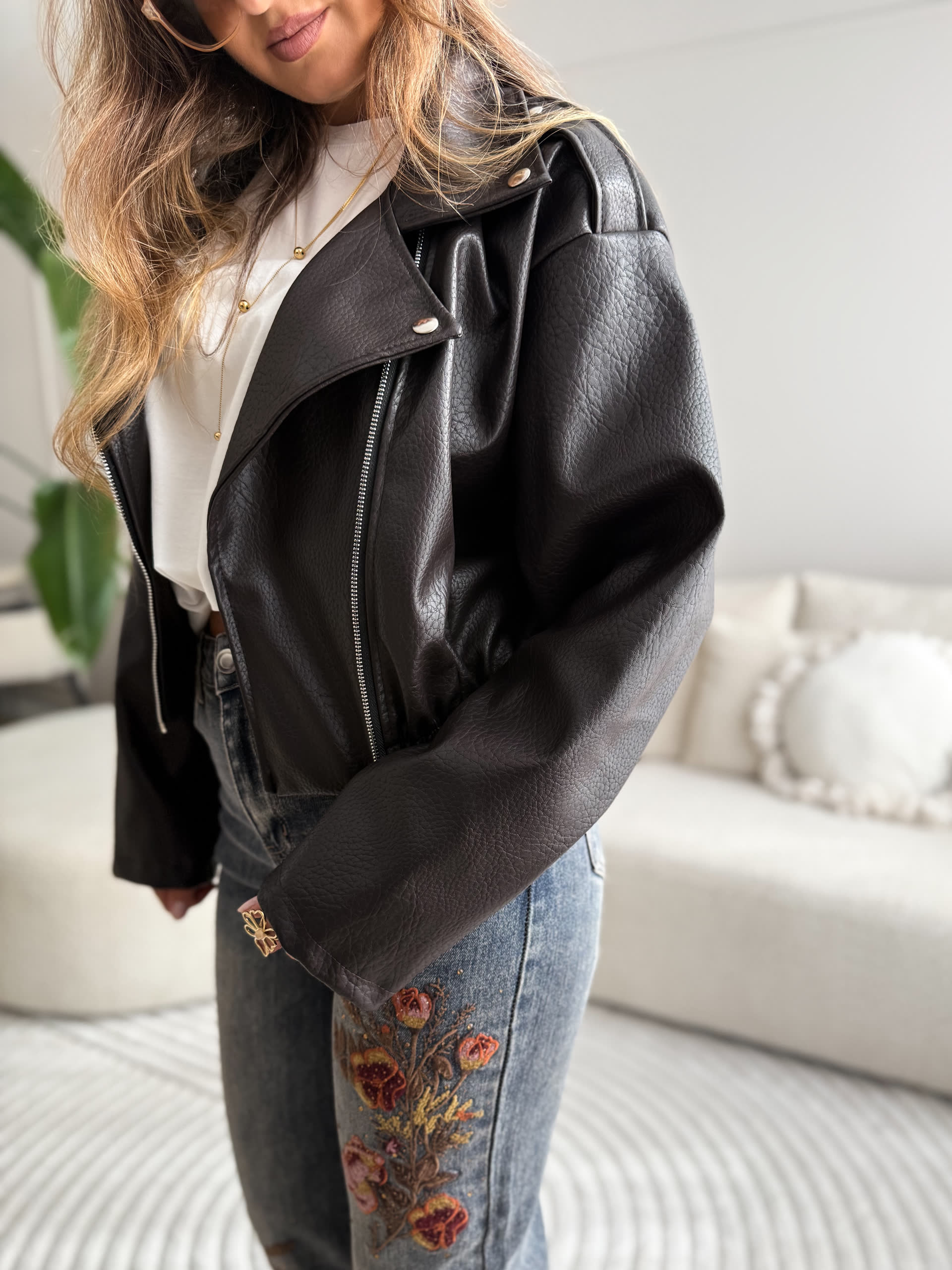 Cindy Jacket Dark Brown