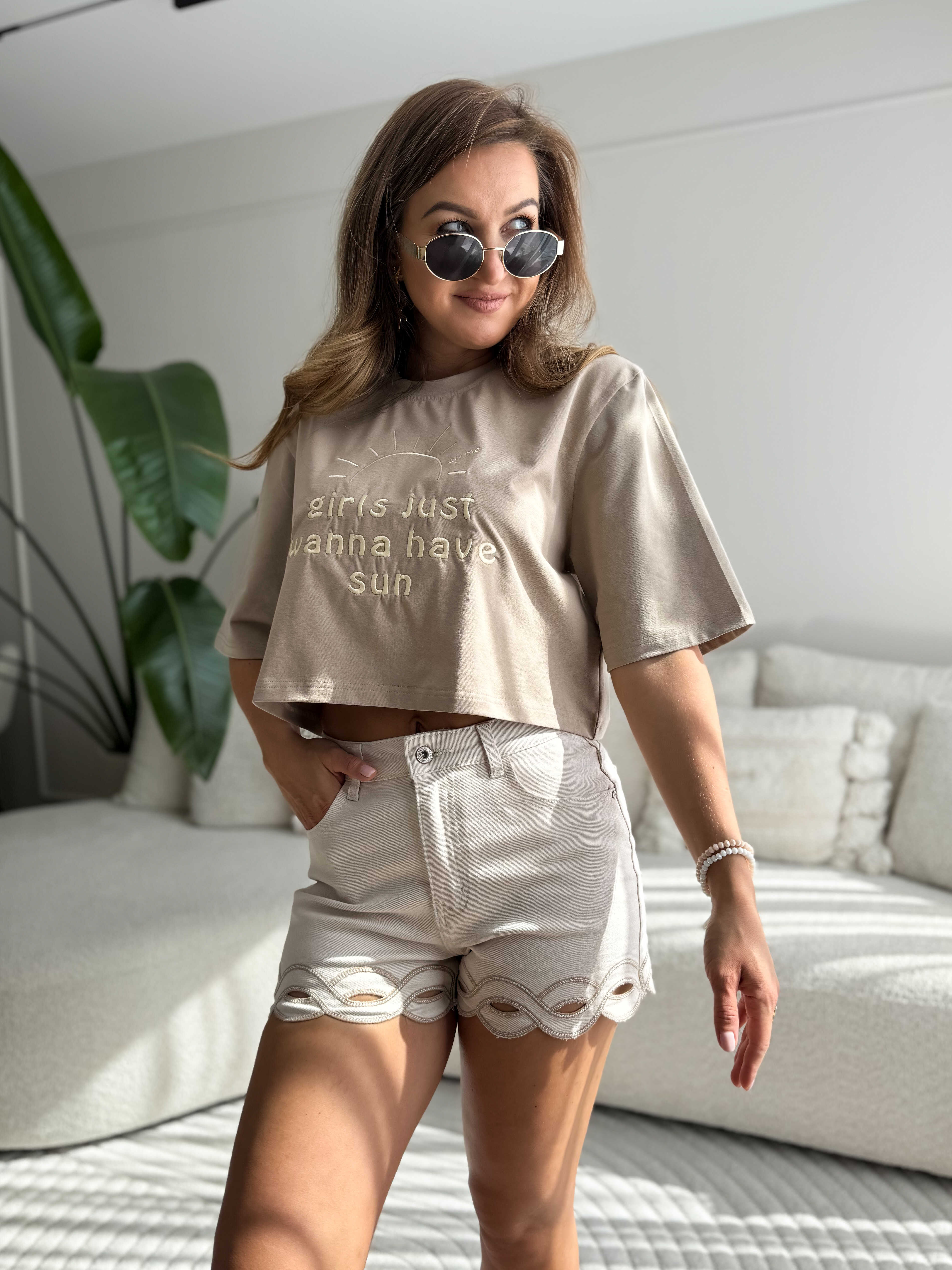 Sunny T-shirt Beige