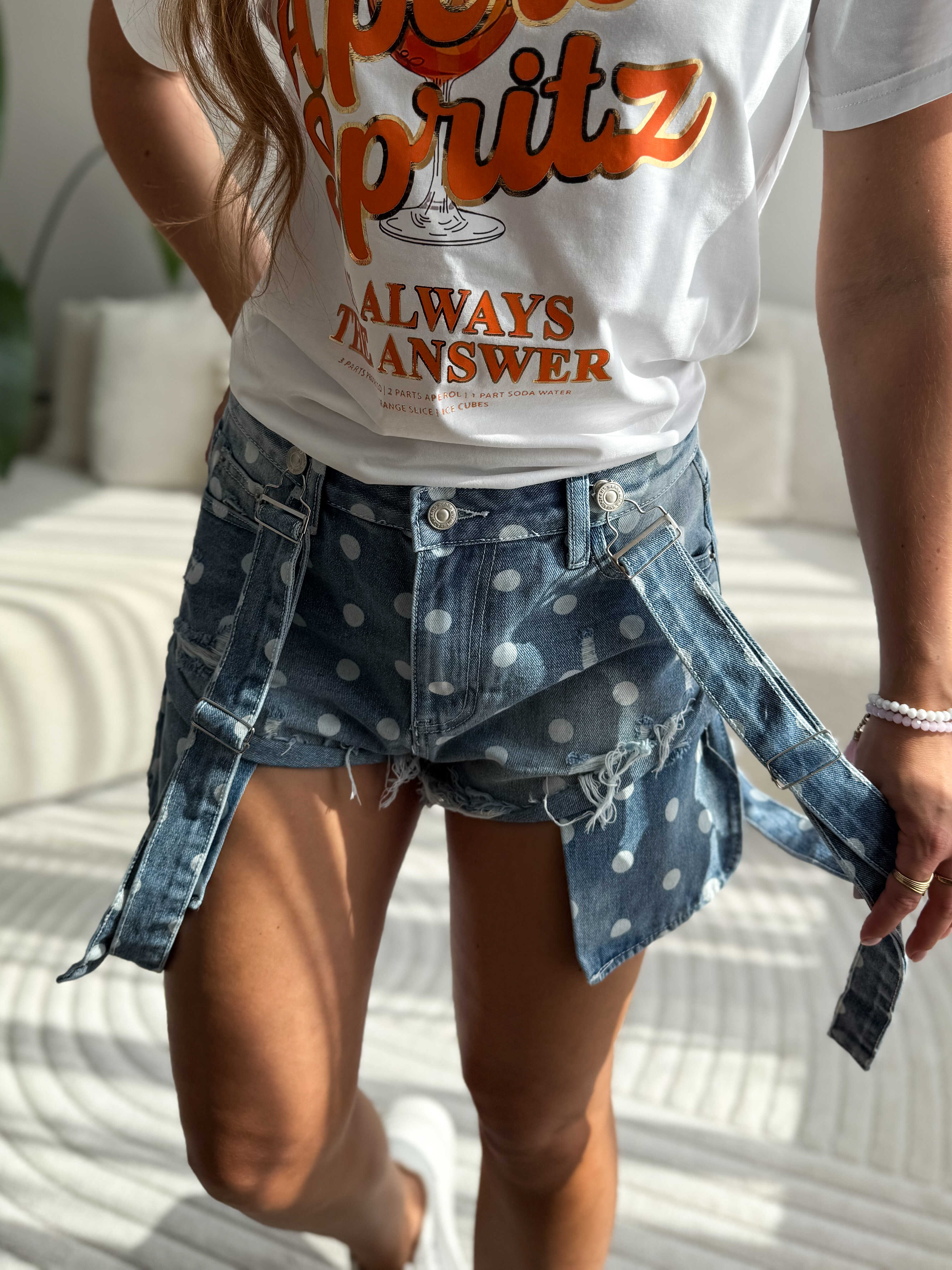 Caroline Short polkadot