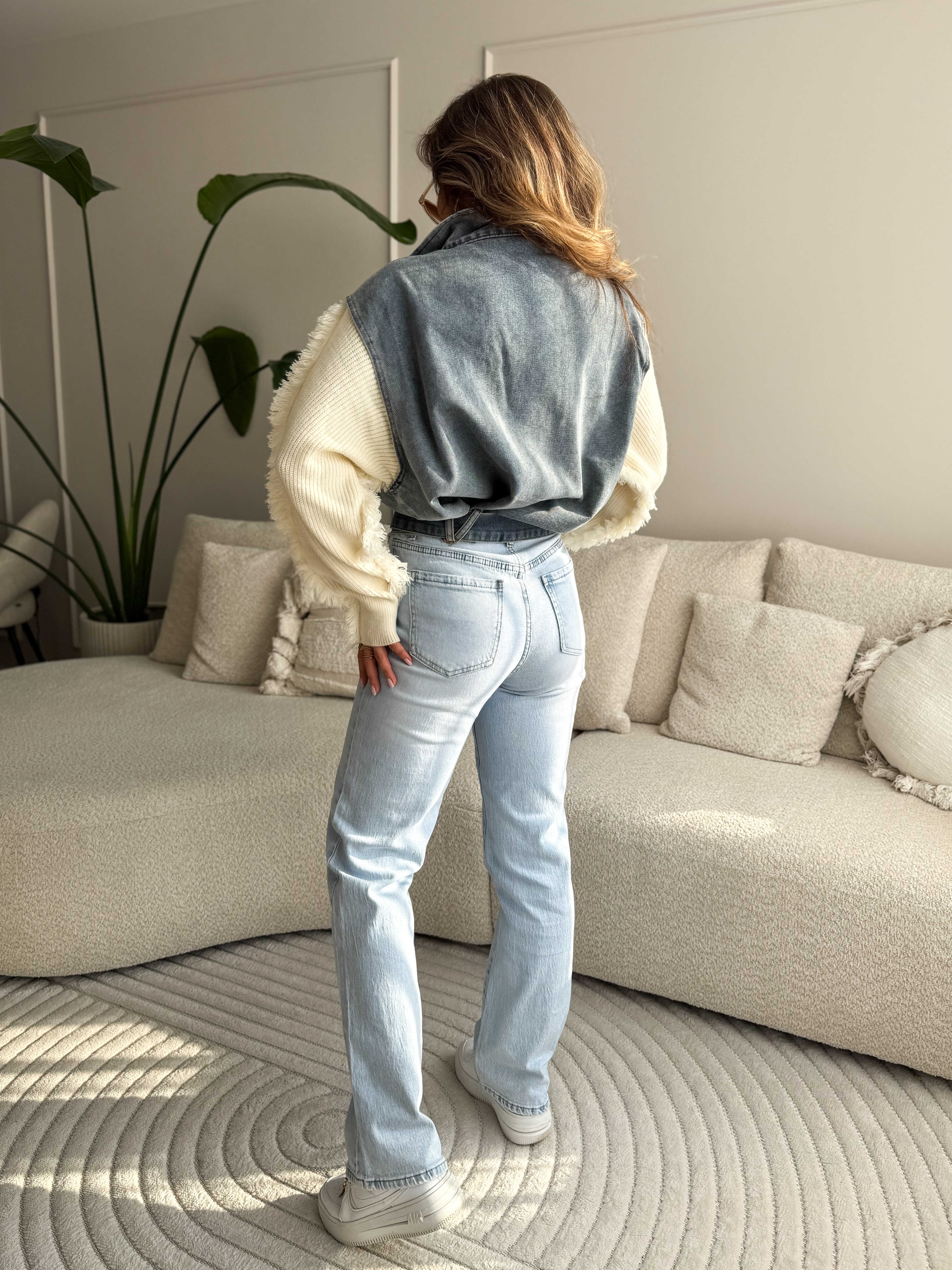 Evy Jacket Denim & Knit
