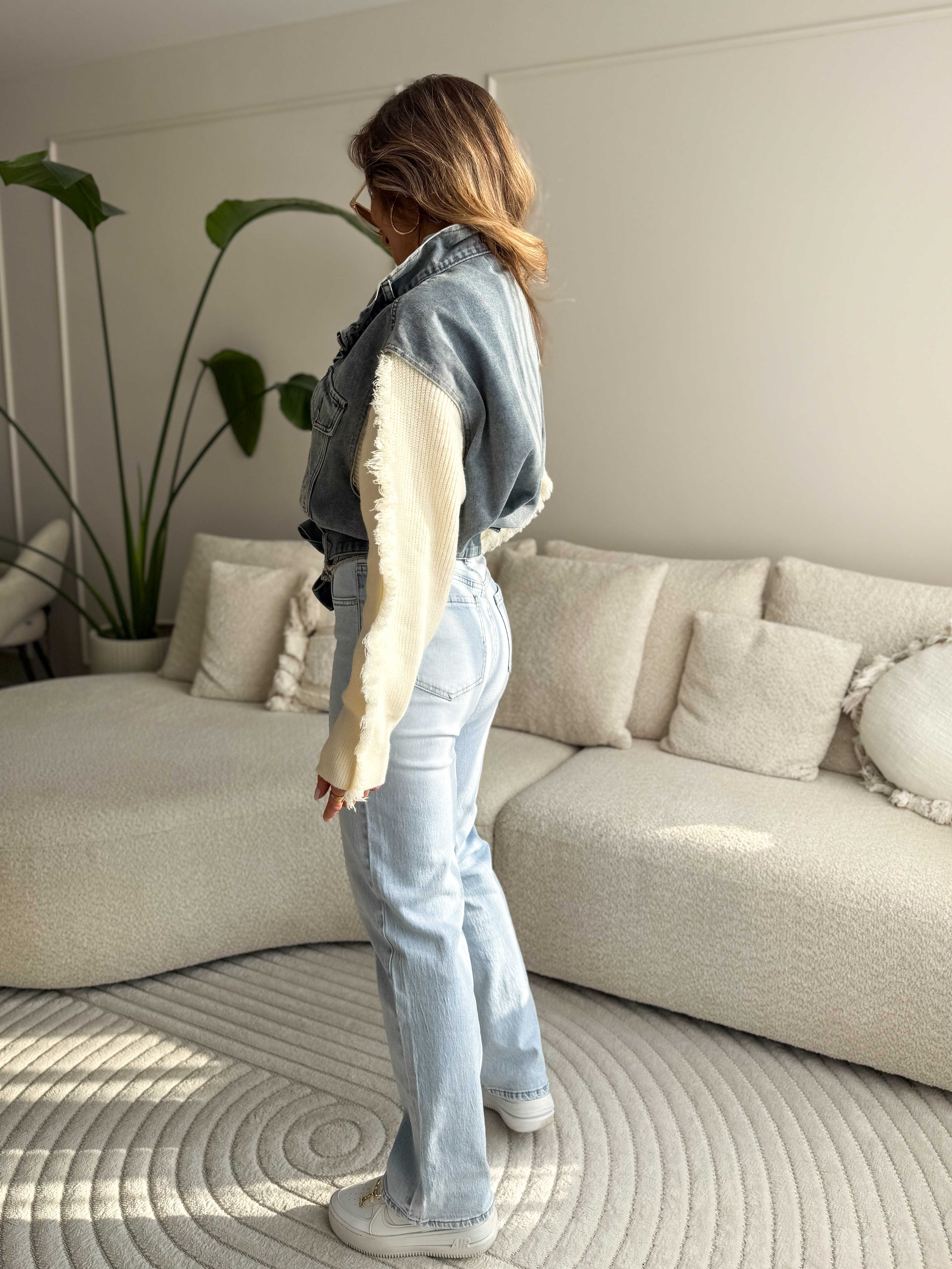 Evy Jacket Denim & Knit