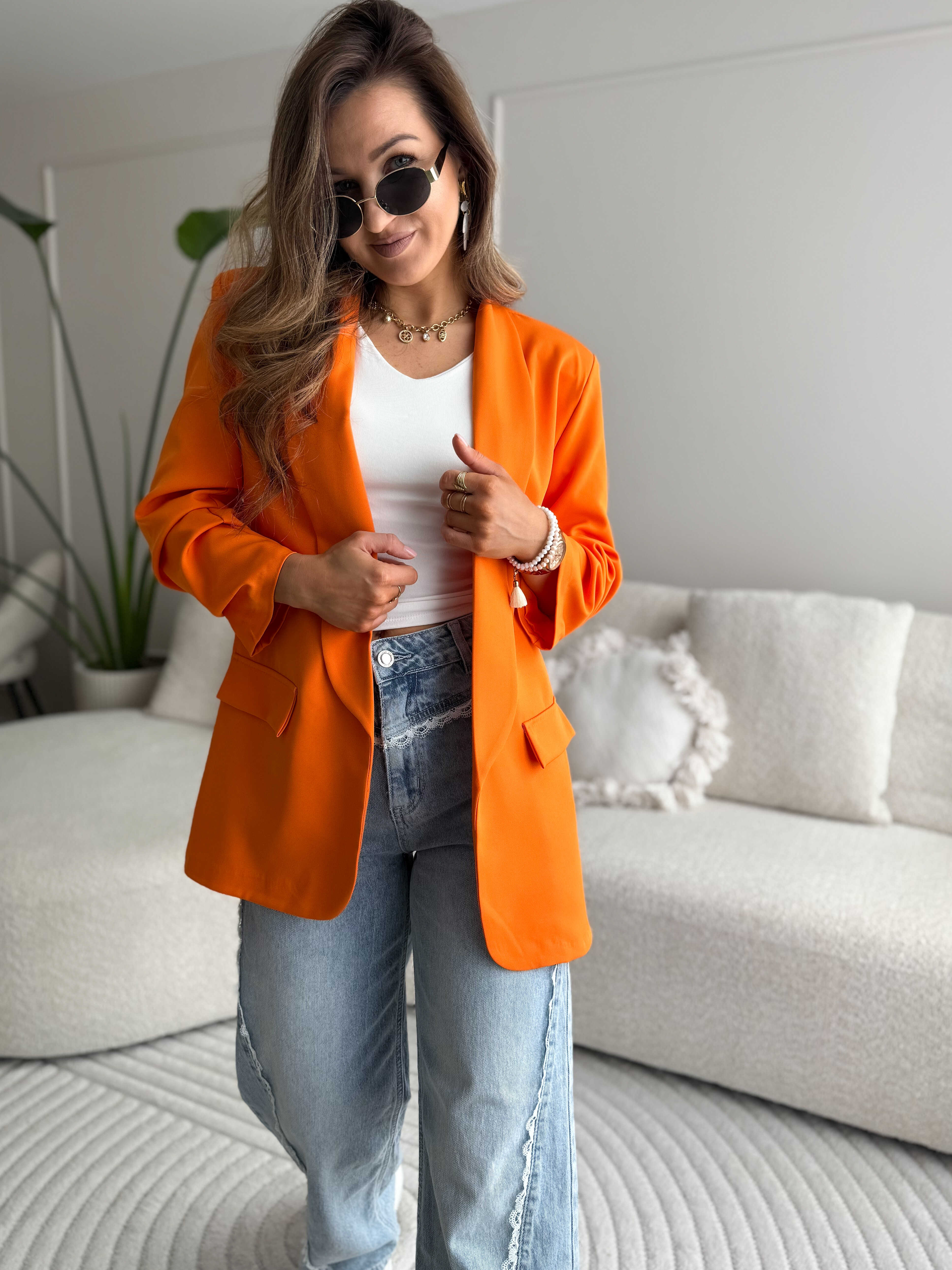 Willa Blazer Orange