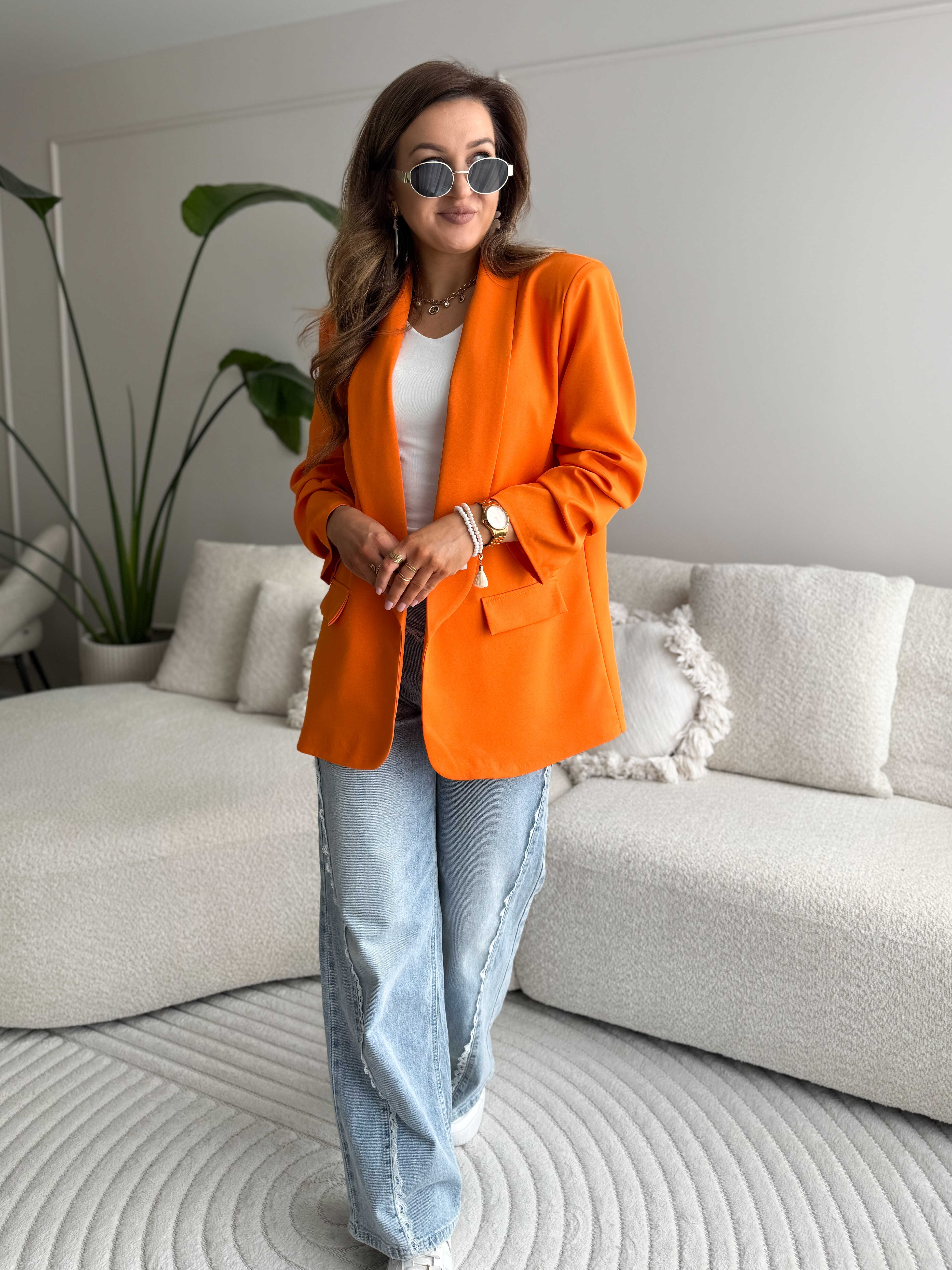 Willa Blazer Orange