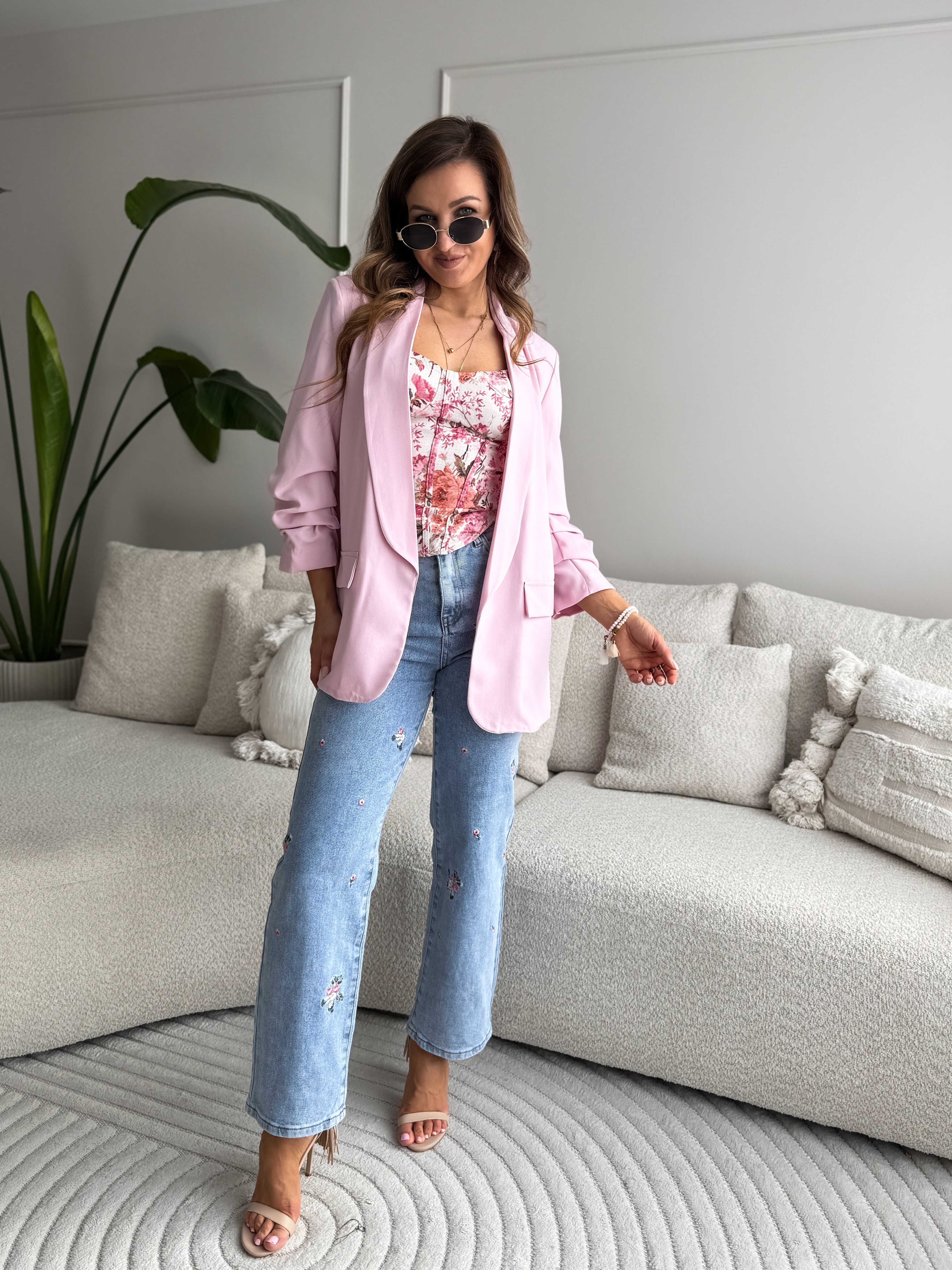 Willa Blazer Pink