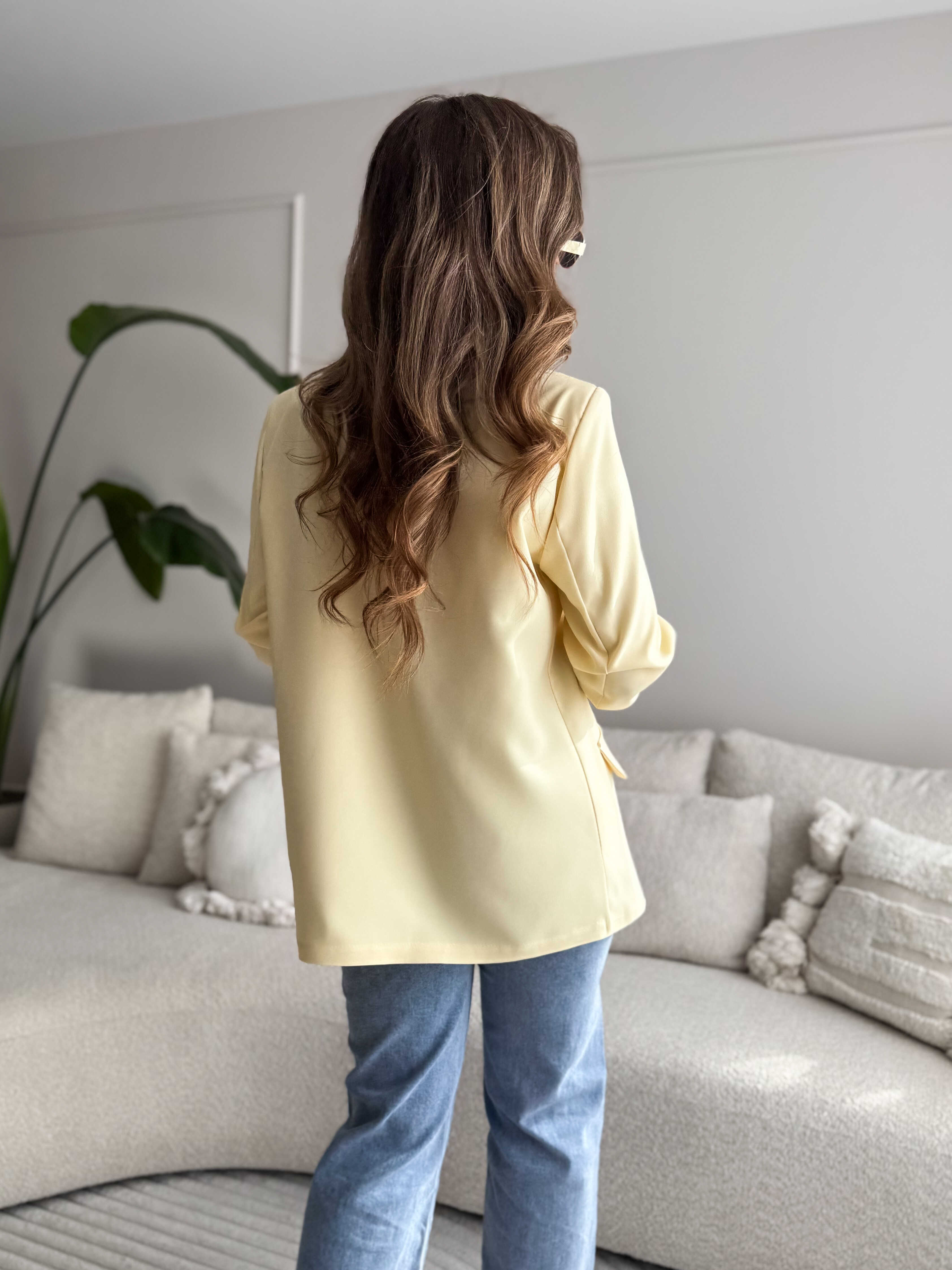 Willa Blazer Yellow