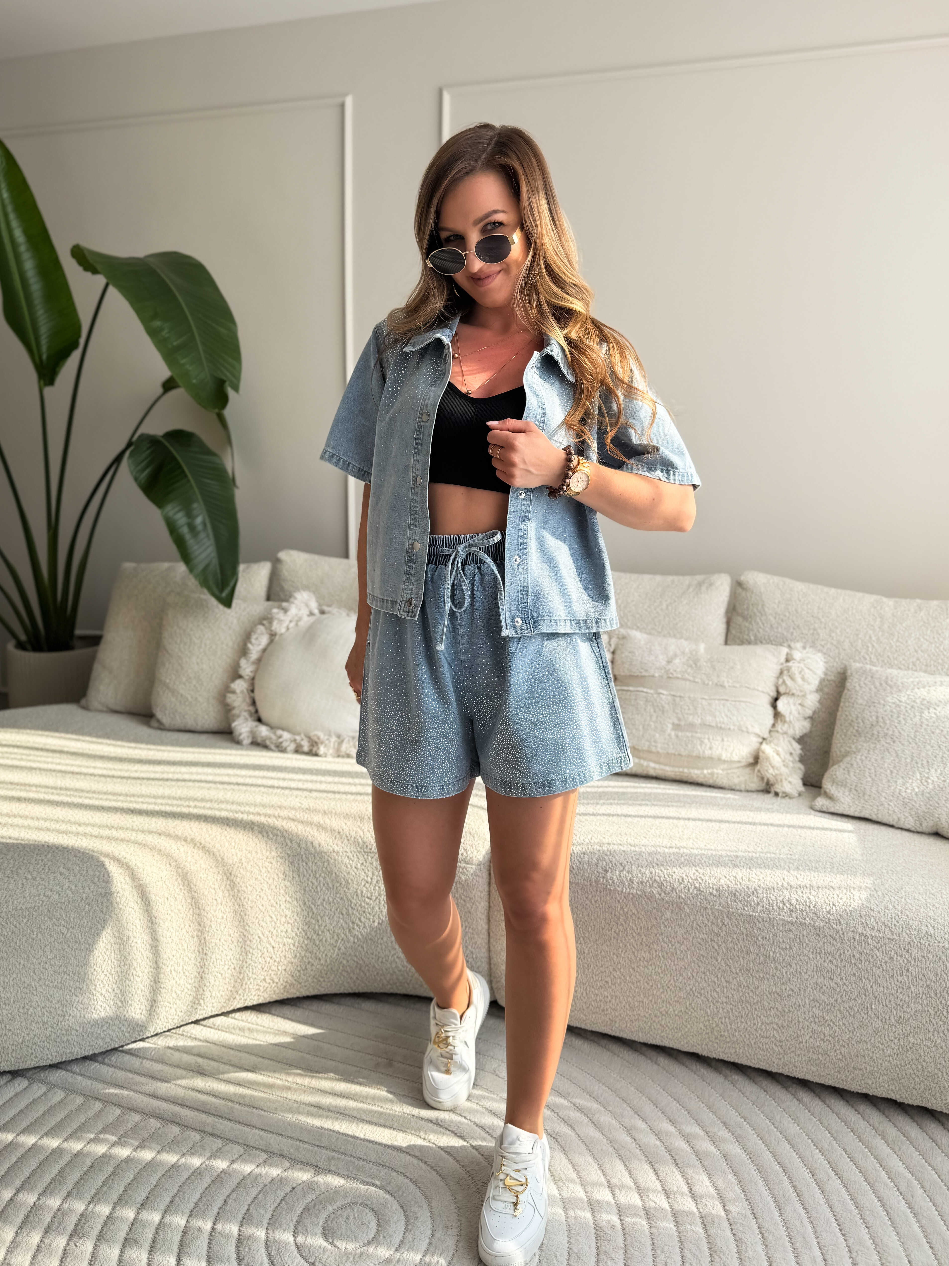 Crystal Denim Set