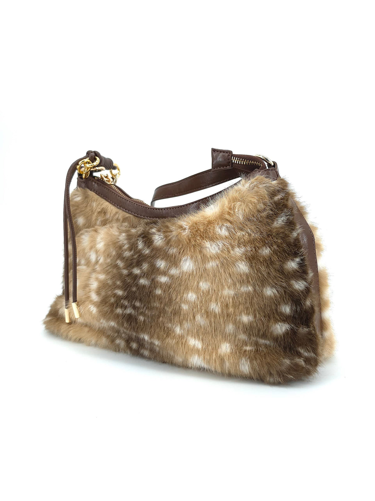 Bambi Faux Fur Bag Brown