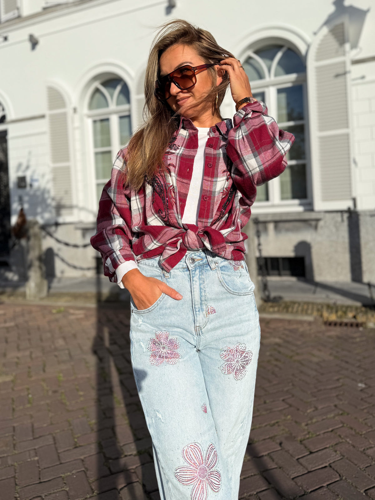 Olia Shirt Burgundy