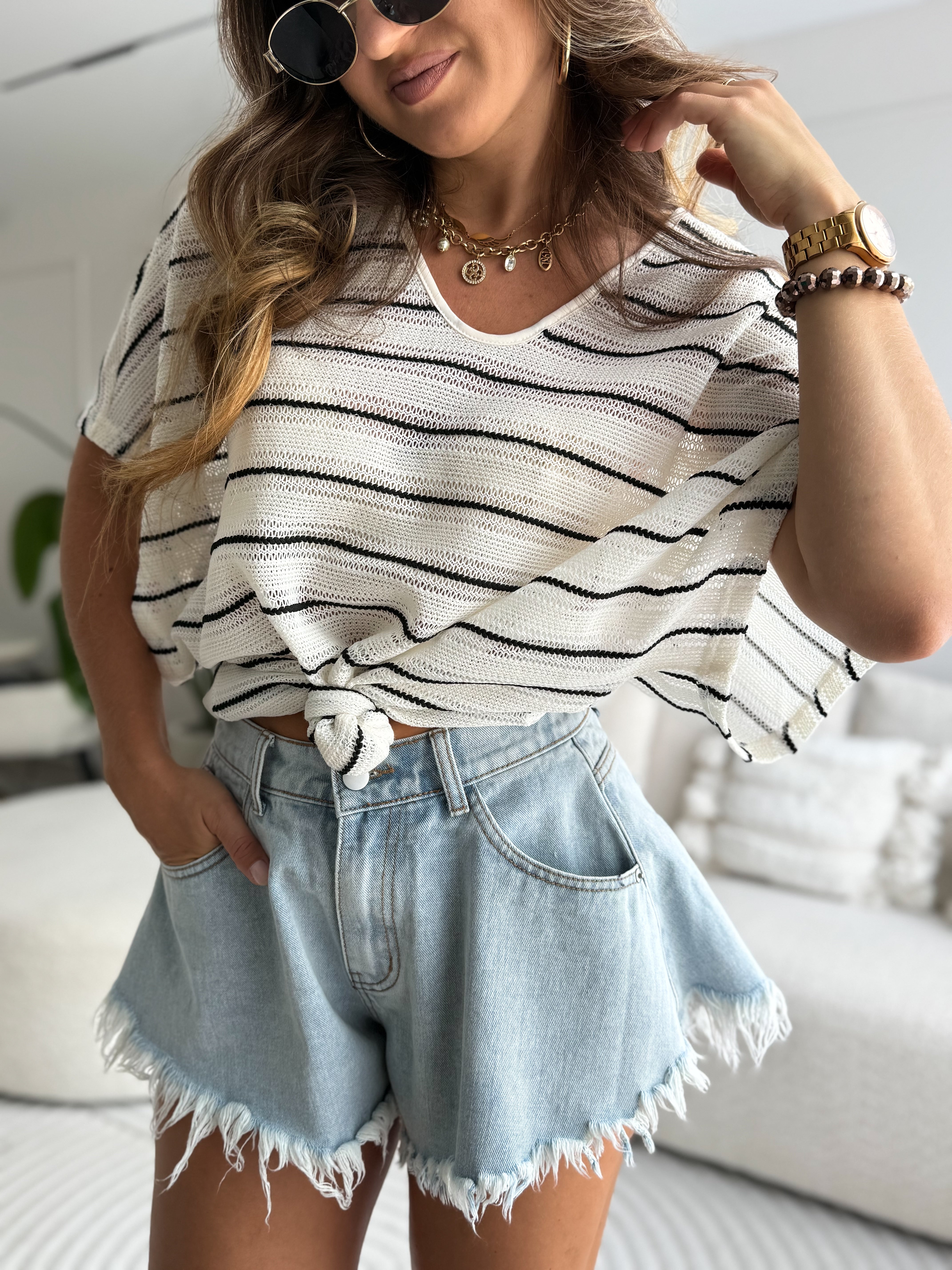 Olivia Top Ecru