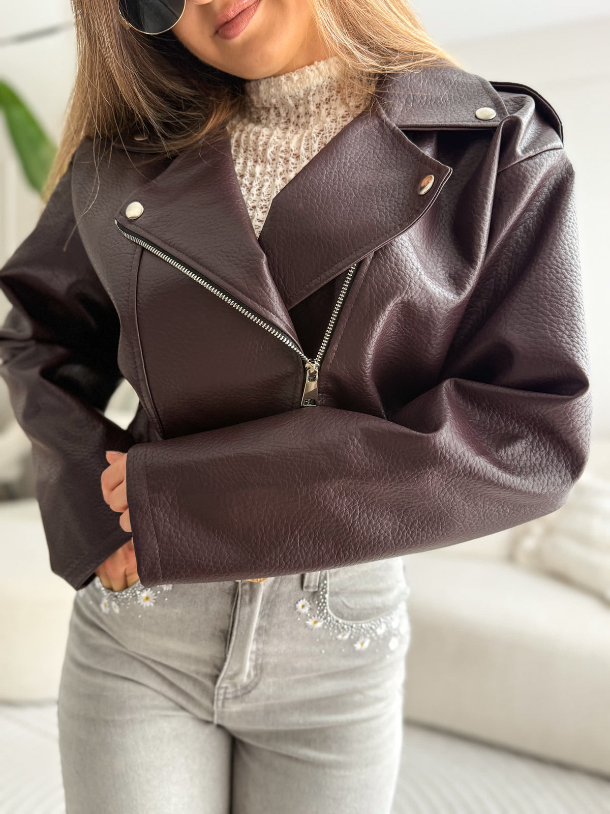Cindy Jacket Dark Burgundy