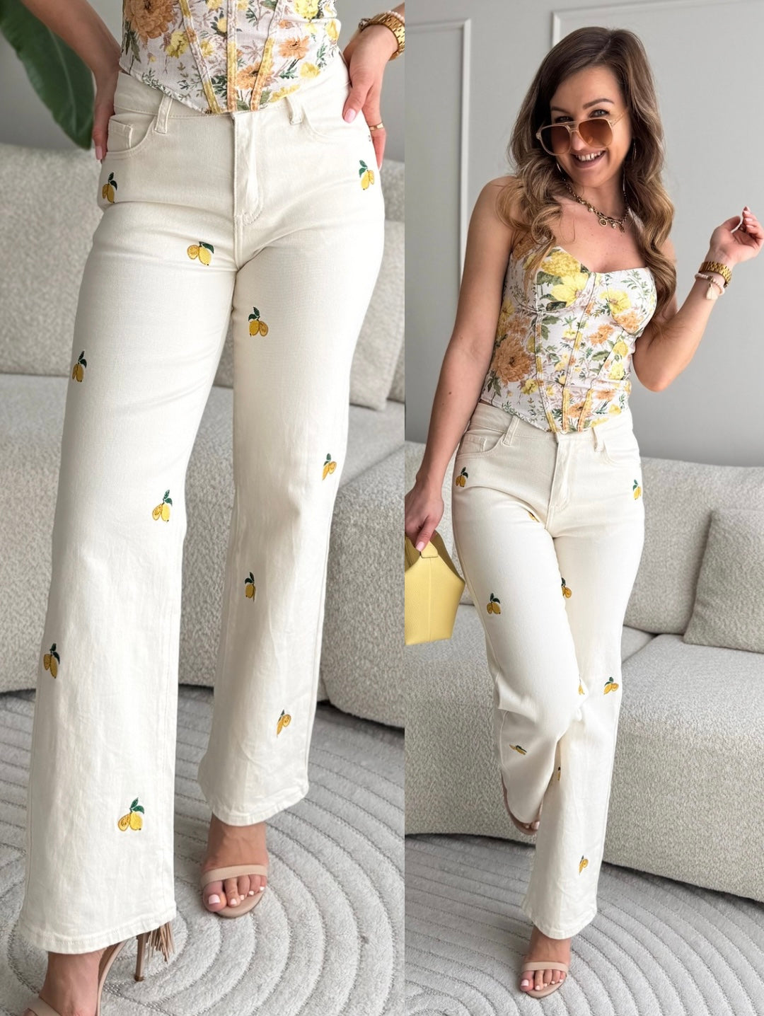 Lemon Jeans Beige
