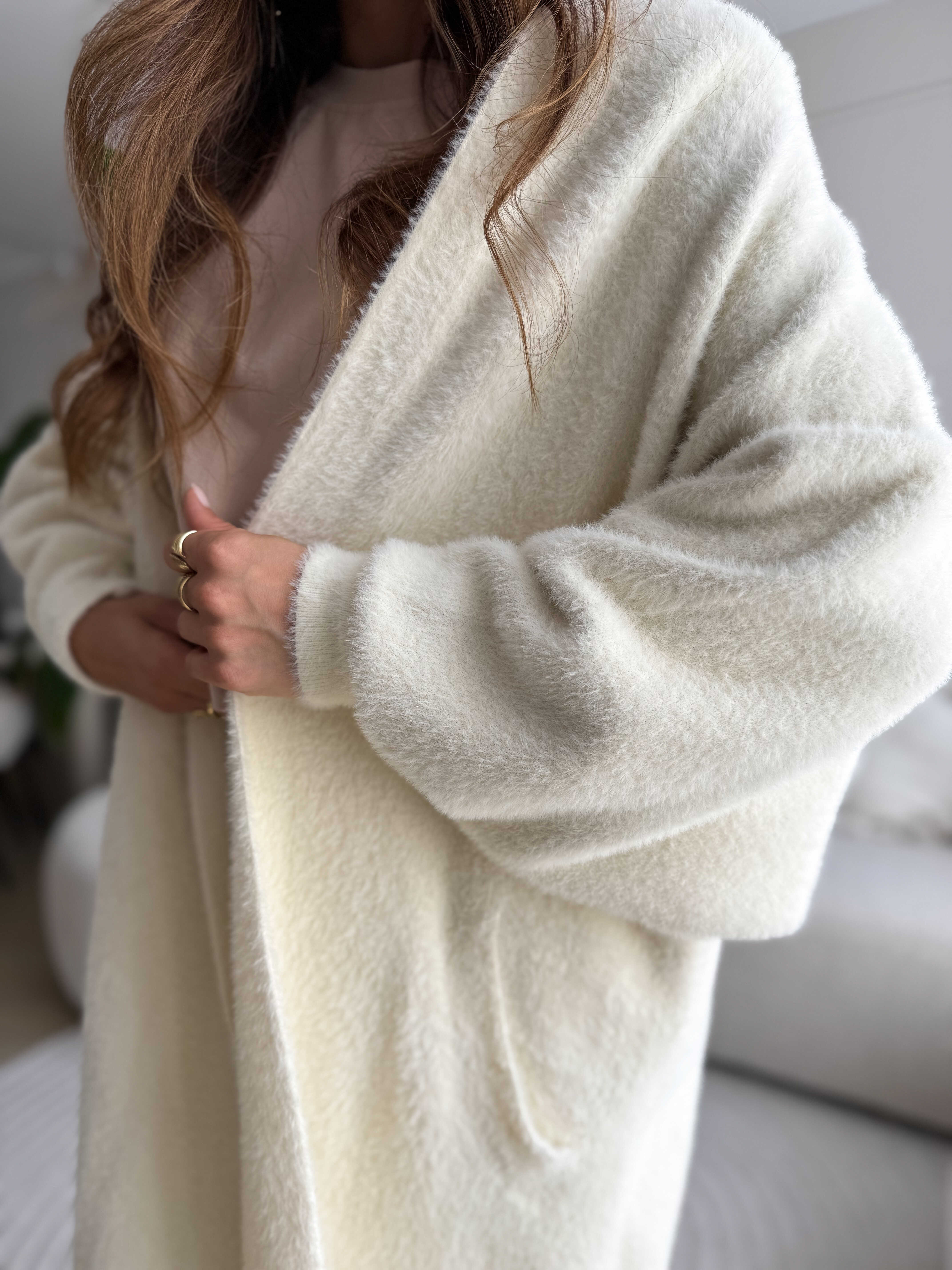 Long Cardigan Ecru