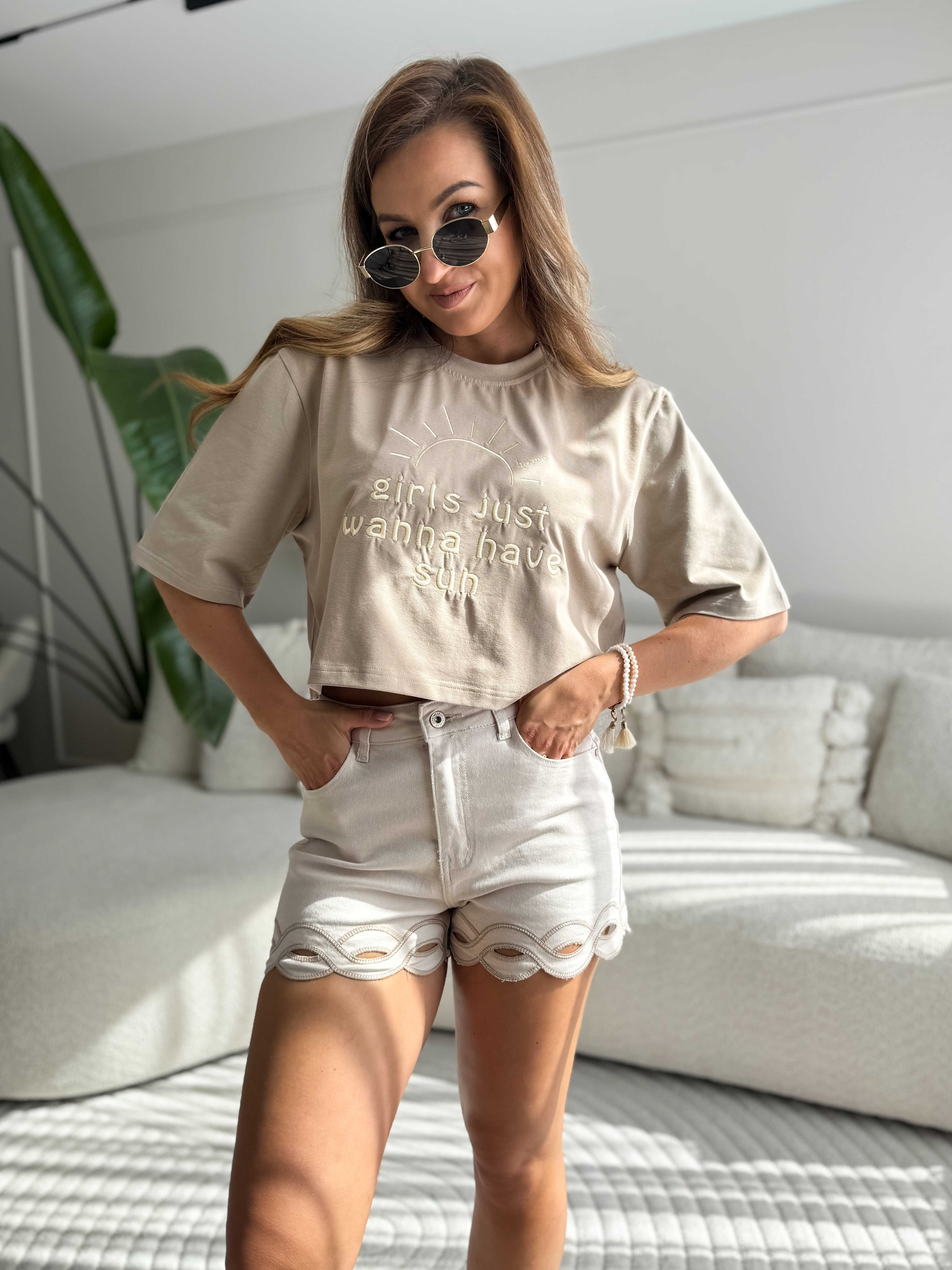 Sunny T-shirt Beige