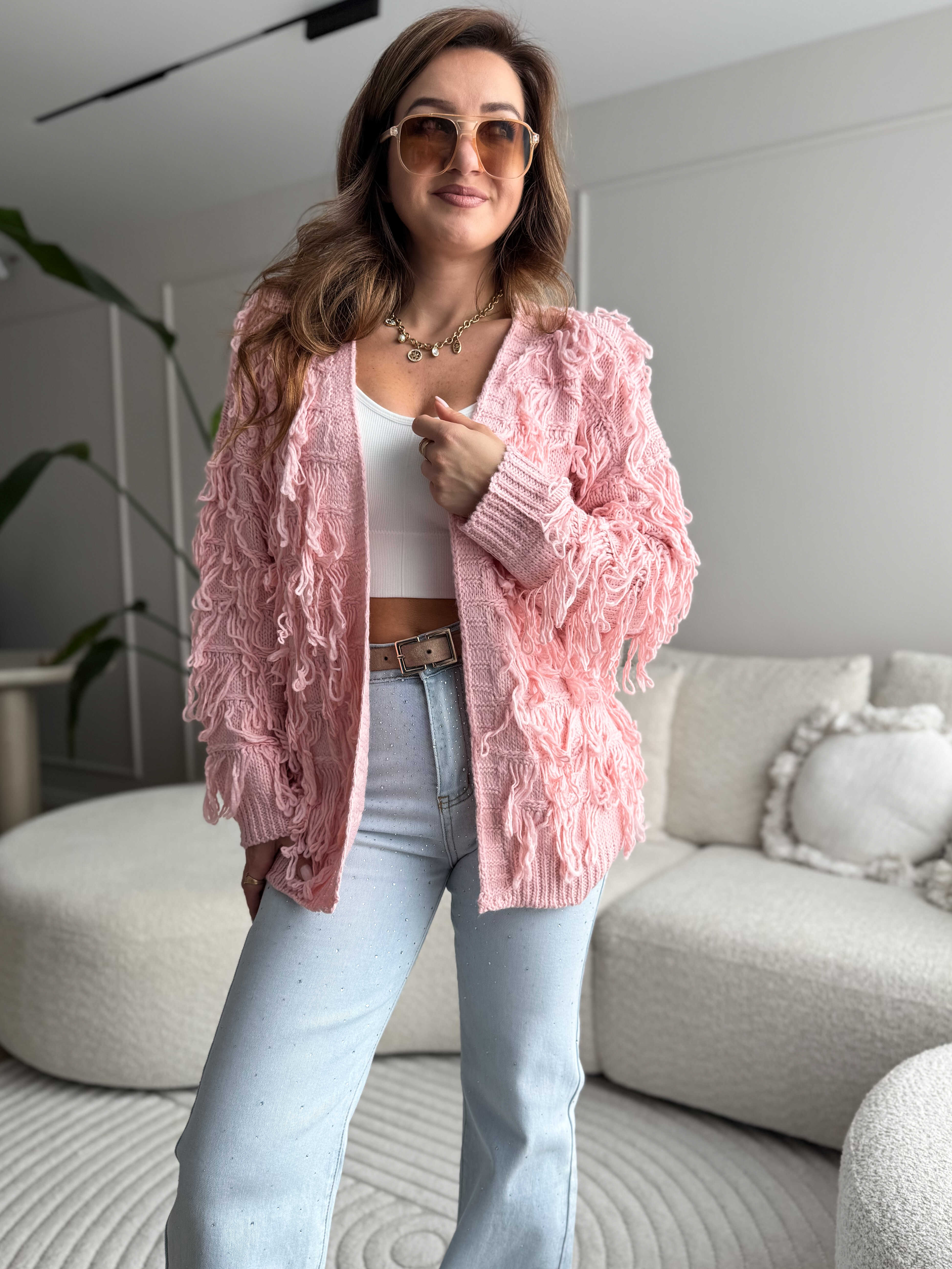 Milan cardigan pink