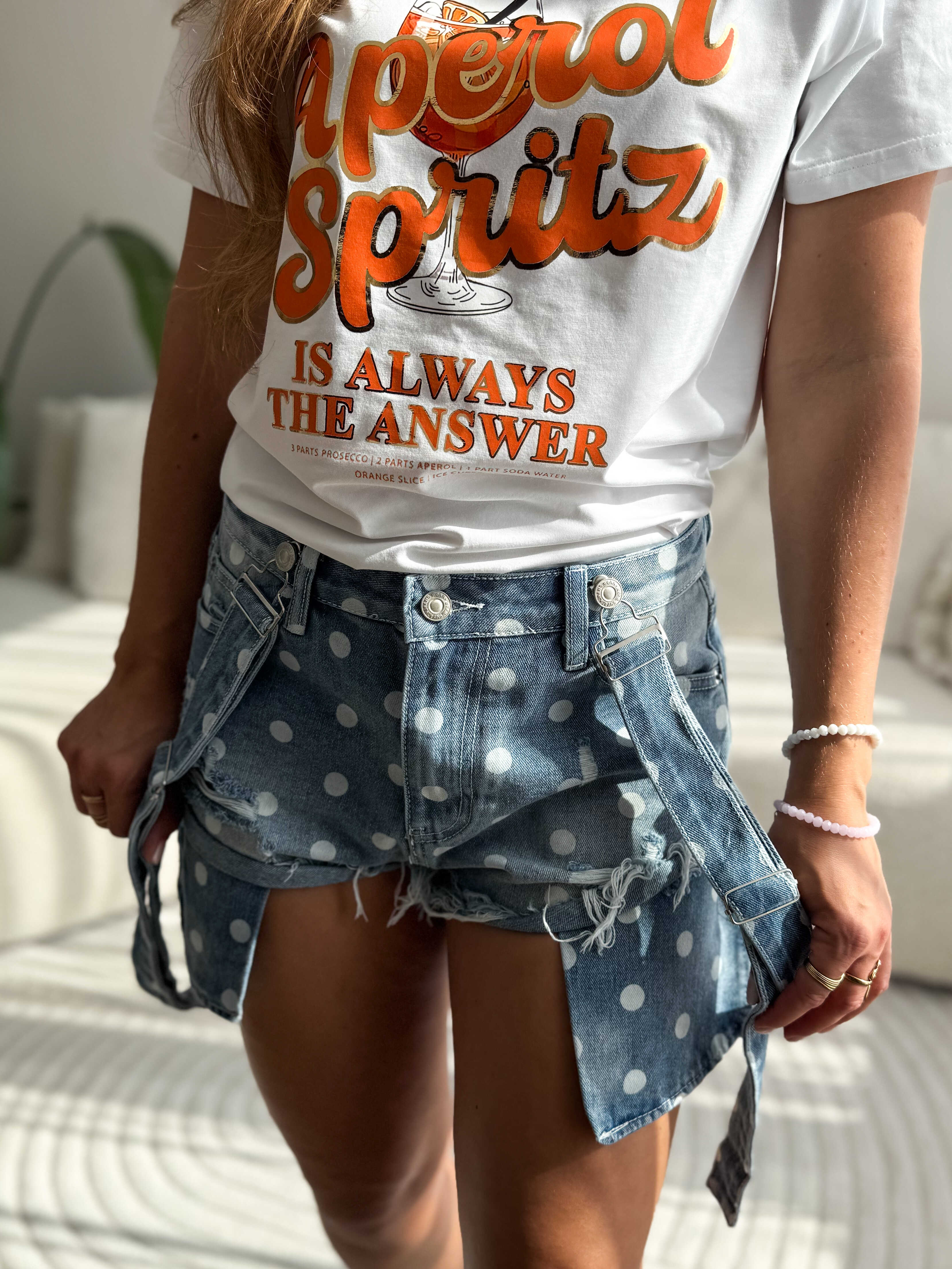 Caroline Short polkadot