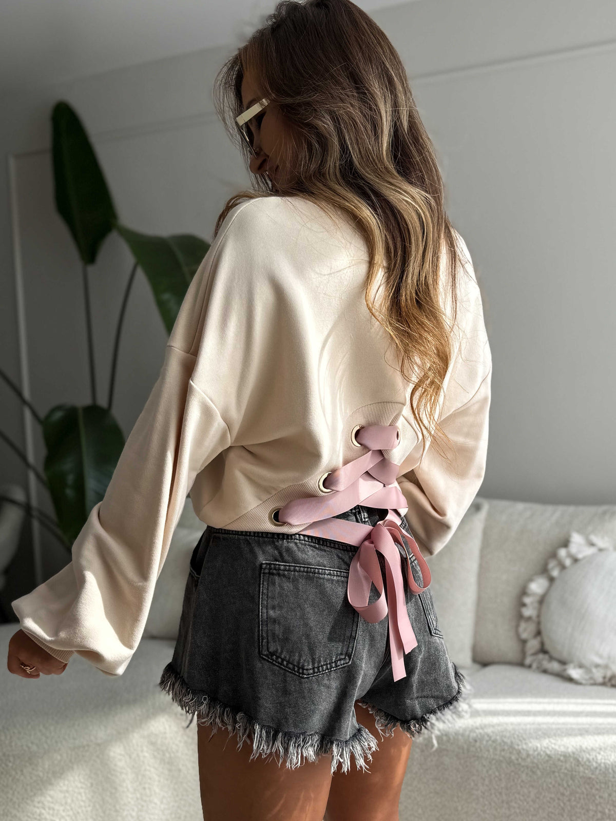 Lina Sweatshirt Beige