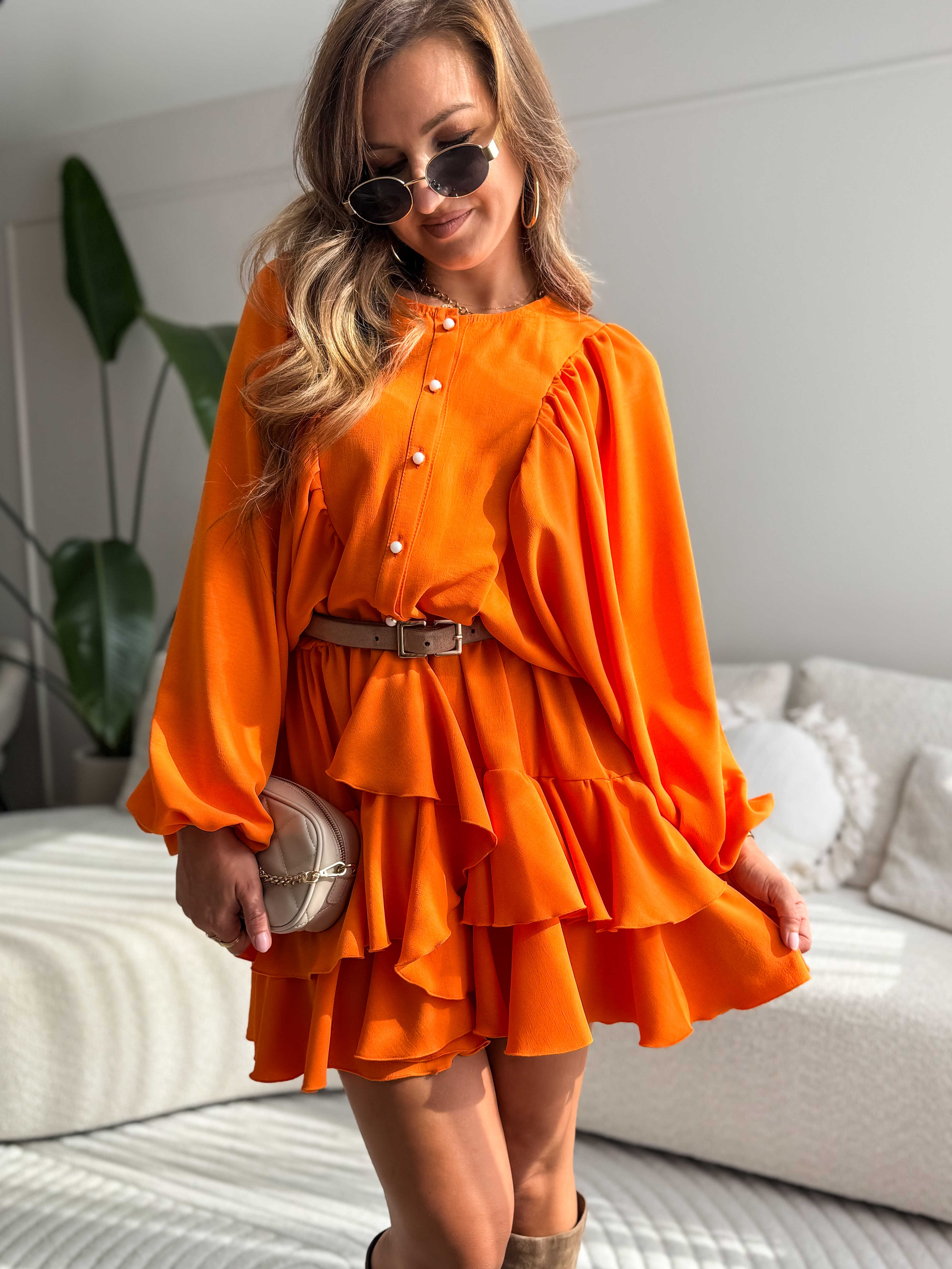 Rachel Dress Orange