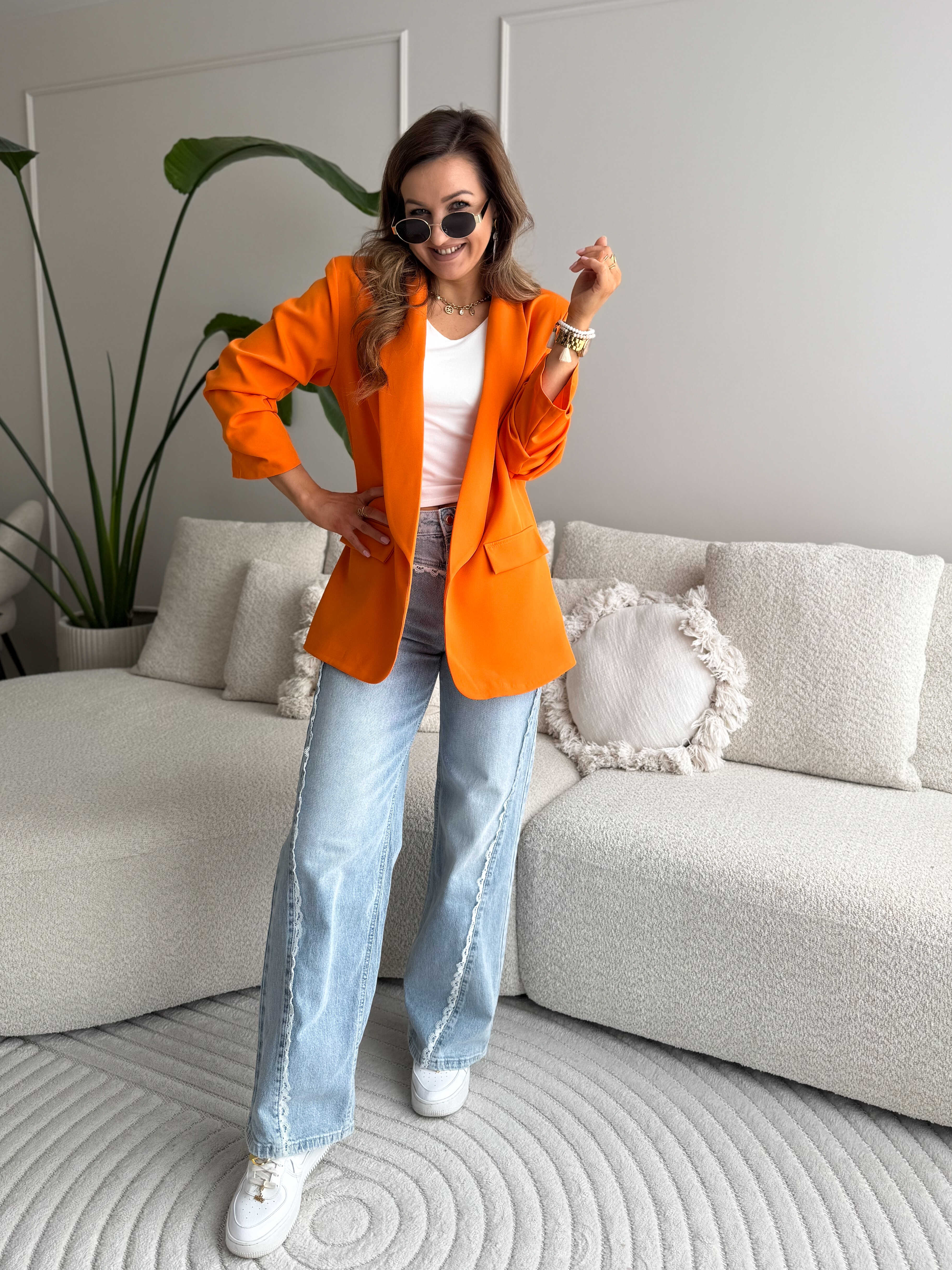 Willa Blazer Orange