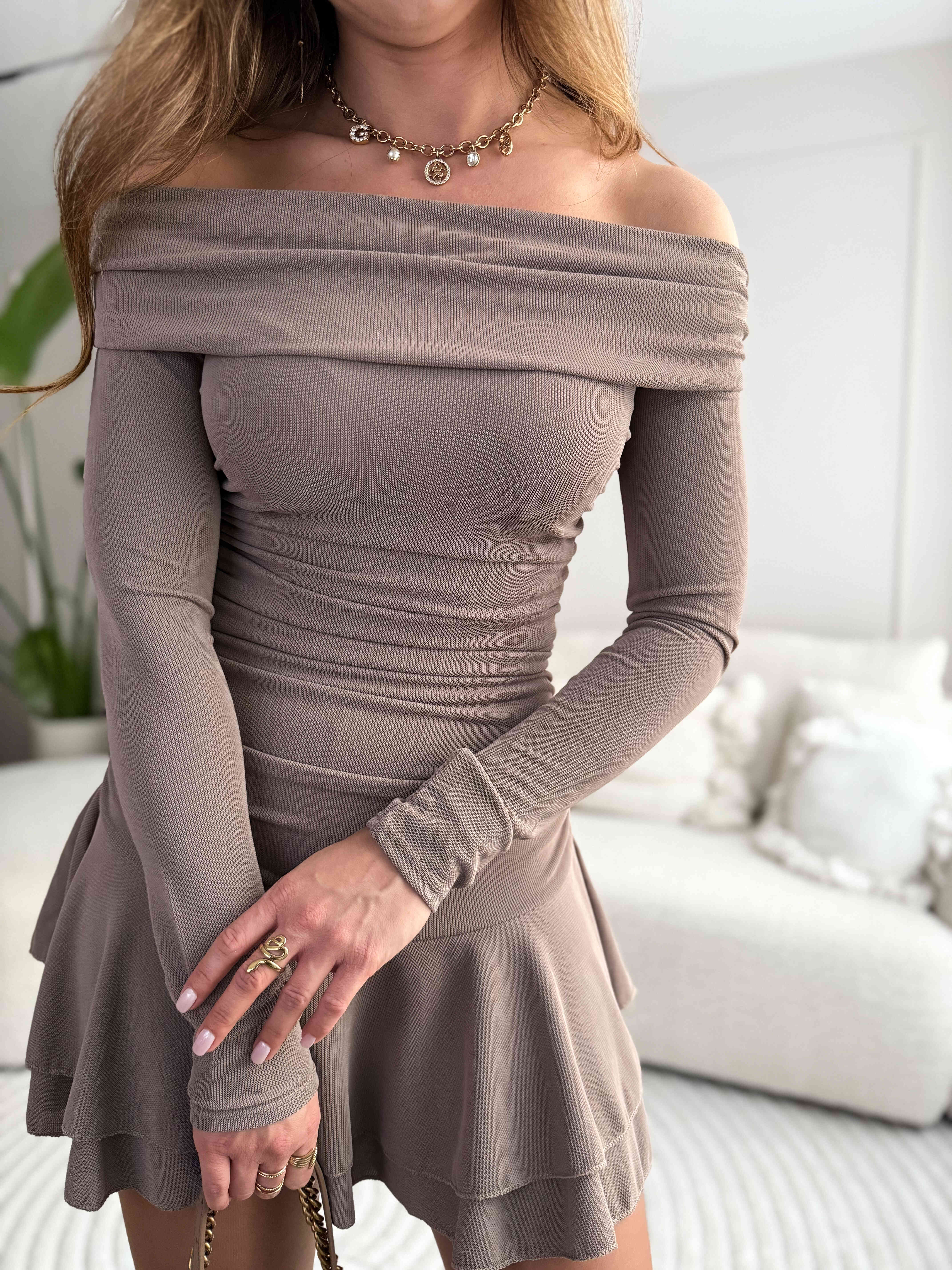 Elle Dress Beige