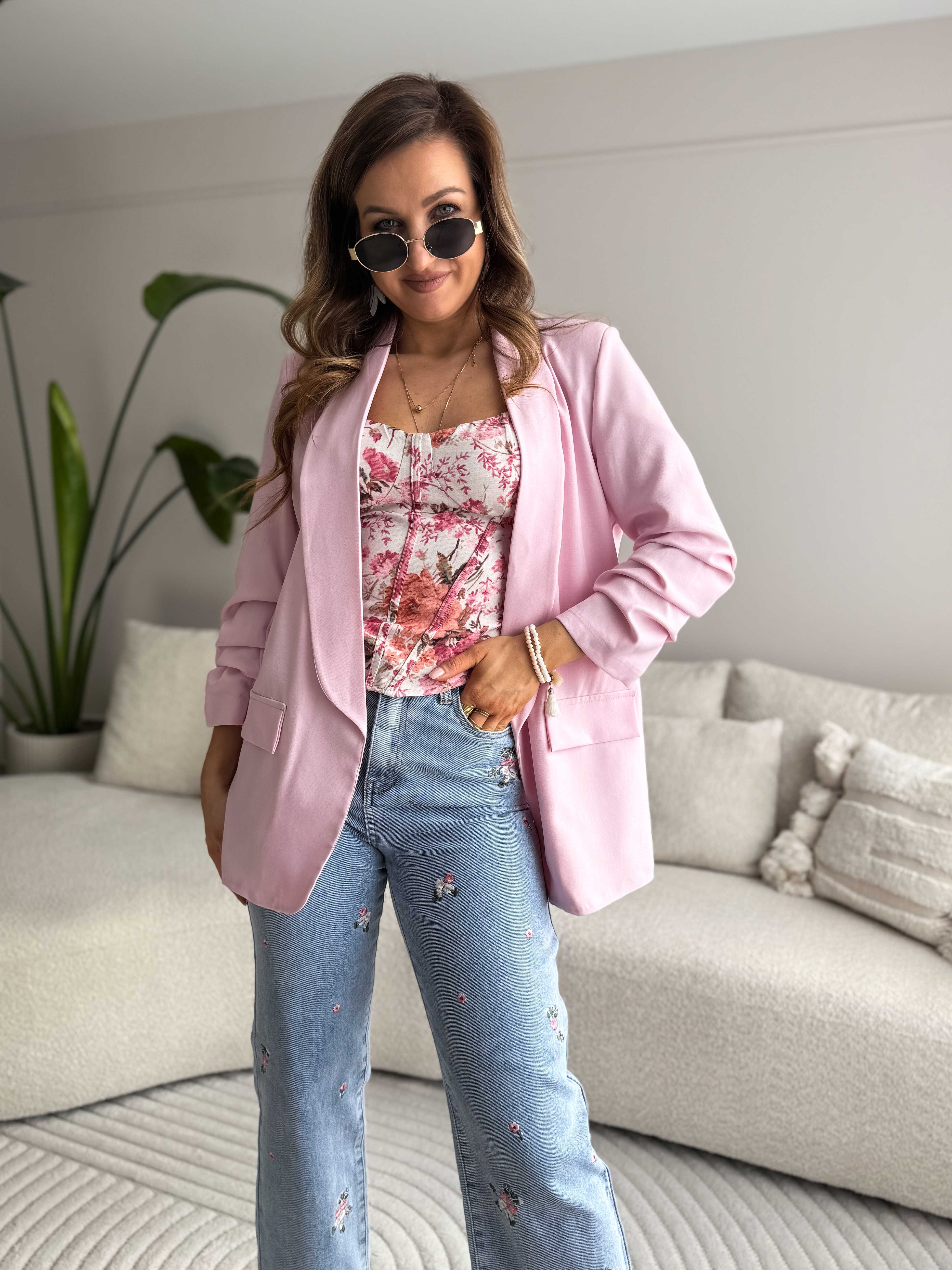 Willa Blazer Pink