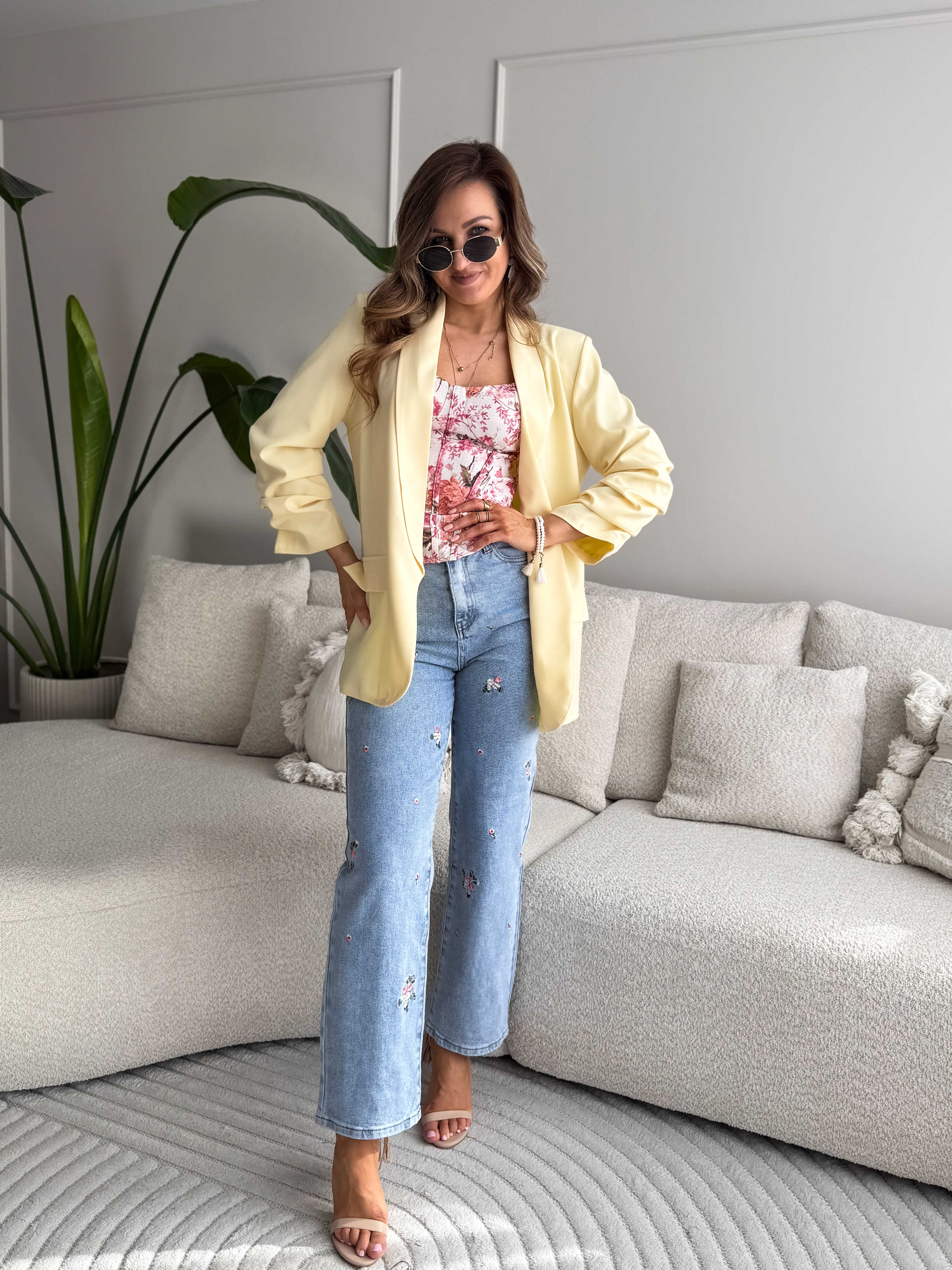 Willa Blazer Yellow