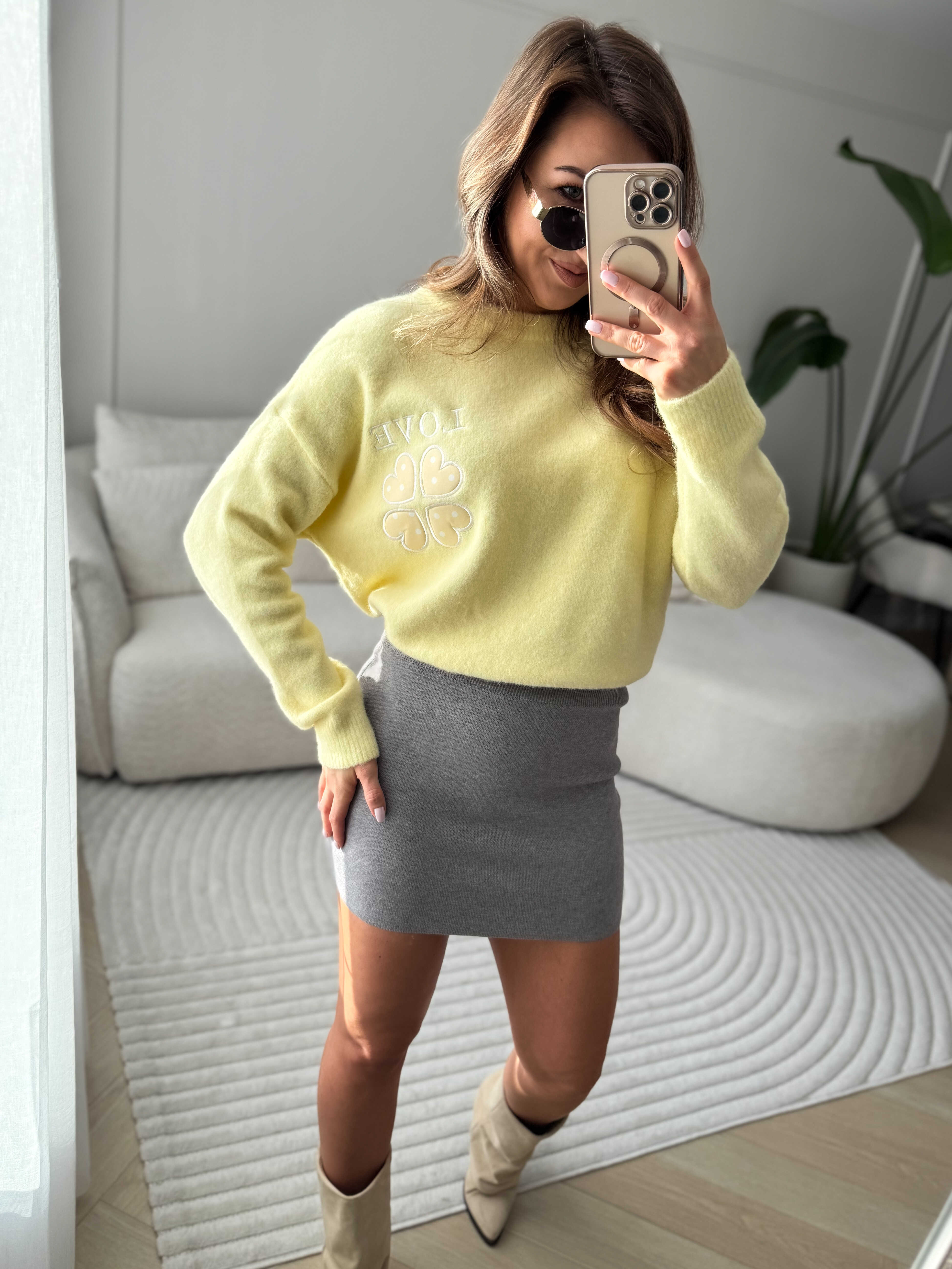 Cleo Skirt Grey