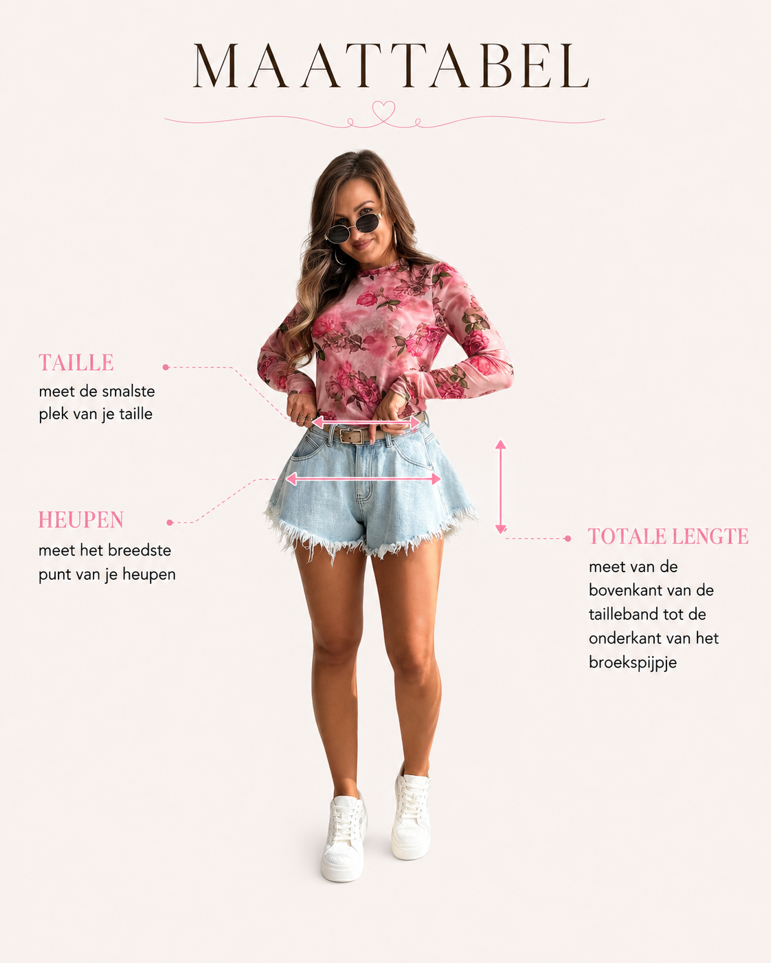 Meetschema voor Loco Shorts Brown